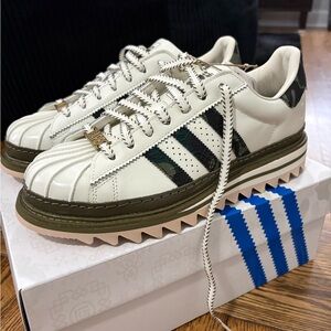 BAPE X ADIDAS CLOT SUPERSTAR By Edison Chen Men's Size 9.5